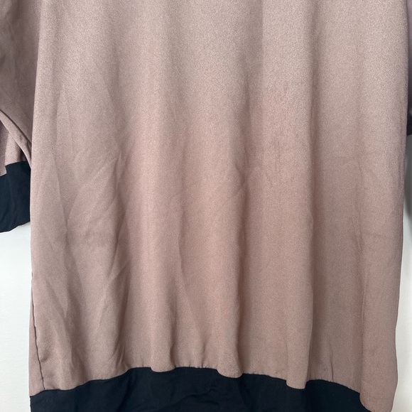 Rue 21 chocolate blouse with lace. Size XL - Picture 5 of 8